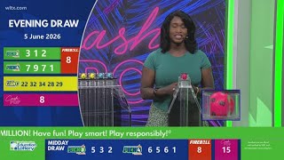 SC evening winning lottery numbers for June 5, 2026
