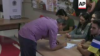 Workers' Party candidate Fernando Haddad casts vote