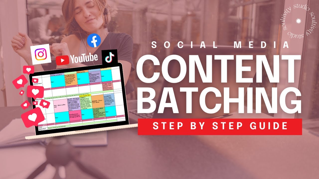 How To Batch Content For Social Media Step By Step Guide Youtube