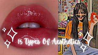 15  Types Of Aesthetics🦋✨|  Find Your Aesthetics | #aesthetic @mkaesthetics26 #tips #findtouraesthetics
