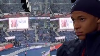 Mbappe's reaction when Messi was booed by PSG fans