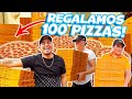 REGALAMOS 100 PIZZAS🍕en la CALLE / FAMILIA MILLONARIA DIAZ