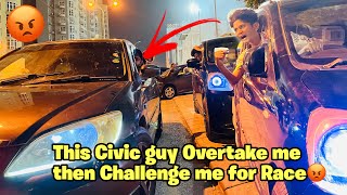 Civic Guy Overtake me and Challenged me for a Race!😡| Vampire YT