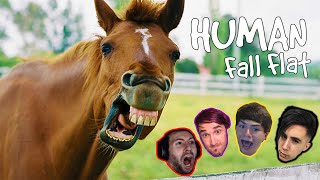 STOP HORSING AROUND!!! | Human Fall Flat w/ Friends