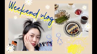 WEEKEND VLOG ｜ 包柜大改造 ｜ 把家里的海报换成春天的颜色 ｜ 跟我一起做营养又健康的燕麦粥吧