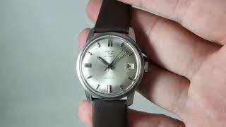 c1963 Avia-Matic men's vintage automatic watch with calendar.