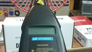 Digital Laser RPM Tachometer : Feature and Live Review (Hindi) (Live Video)