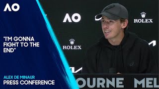 Alex de Minaur Press Conference | Australian Open 2025 First Round