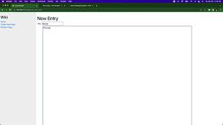 CS50 Web Programming with Python and JavaScript Project 1 Screencast