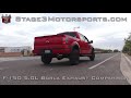 2011 2014 ford f 150 borla s type vs atak cat back exhaust sound comparison