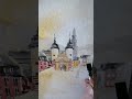 heidelberg karl theodor brücke watercolor aquarell 海德堡