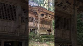 泰澄大師が創建し、平泉寺六千坊や豊原三千坊と並び繁栄した畝畦寺で唯一残る観音堂。あわら市郷土歴史資料館にて写真展やってるそうです。