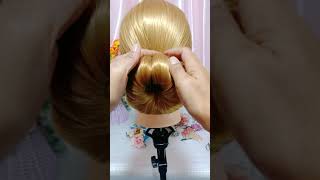 ทำผมบันง่ายๆ ม้วนผมดังโง๊ะง่ายๆ bun hairstyle easy bun|นัทBeauty