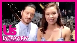 DWTS Val & Gabby On Their SO's Reactions To Their 'Sexy' Dance Floor Chemistry