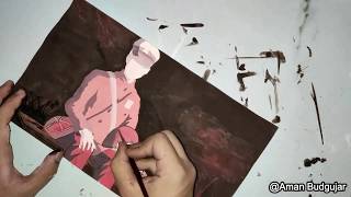 Grave of the Fireflies - Seita and Setsuko (Speed Art Painting)