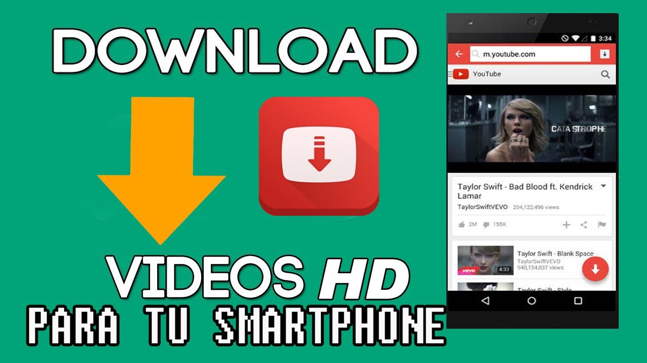 COMO DESCARGAR VÍDEOS DE YOUTUBE EN ANDROID | BAJAR VIDEOS DE YOUTUBE ...