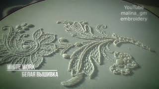 White work | easy stitches | hand embroidery for linen