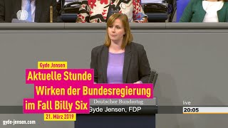 Gyde Jensen - 89. Sitzung - Aktuelle Stunde - Wirken der Bundesregierung im Fall Billy Six