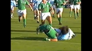 Alan Quinlan try vs Argentina 2003 RWC