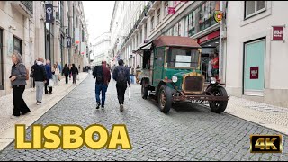 Explorando Lisboa a Pé: Da Calçada da Glória ao Largo Camões 4K