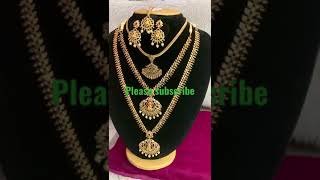 Beautiful#lakshmi devi#cz#combo set#shorts #jewellery #please subscribe