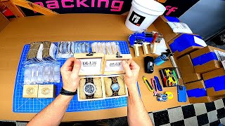 A week of work in Fedex shipping store. POV packing