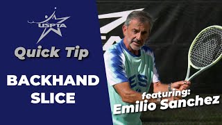 USPTA Quick Tip - Backhand Slice