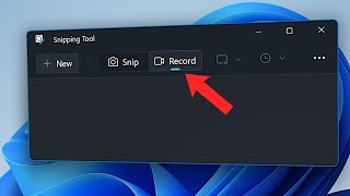 Snipping Tool can now Record a Video - Windows 11 Update