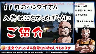 11月のバンダイさん入荷情報をざっくばらんにご紹介！　くらくらVlog11/5