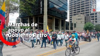 Manifestación en apoyo al Gobierno: así avanza la movilización en Bogotá | El Espectador
