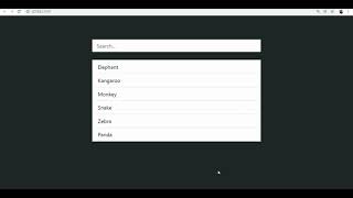 JavaScript Search Filter List With Text Highlight | Html, Css, Js