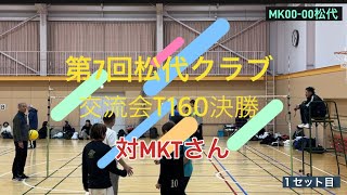 第７回松代クラブ交流会T160🏆決勝トーナメント（決勝）対MKTさん