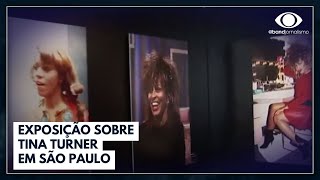 Exposição sobre Tina Turner em SP I Jornal da Band