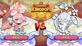 Peach Blossom Cookie vs Silver Bell Cookie