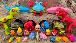 Welcome to Moro Dino: Unbox Meet T-Rex and Other Dinosaur Friends Minion4, Shark, Pinkfong Dinosaurs