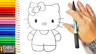 Comment dessiner un Hello Kitty étape par étape