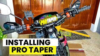 How to Install Pro Taper Handle Bar to Xrm 125 FI?💯🤫..