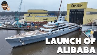 ALIBABA - Superyacht Launch of Lürssen Shipyard