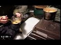 wood burning stove in the snow solo camp onetigris blackorca ＆ dd tarp 3×3