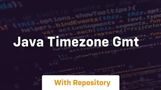 java timezone gmt