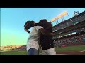 kaepernick s first pitch hits 87 mph at giants game