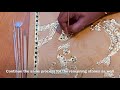 Tanjore Painting Gold Foil Removal From Stone- Part 8