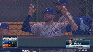 KC@HOU Gm4: Royals have issues with bullpen phone