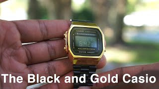 Gold and Black Casio Watch A168wegb-1B || UNBOXING \u0026 REVIEW