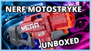 Nerf Mega Motostryke Unboxing, Testing Demo