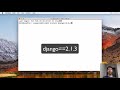 Django 2.2 & Python | Site 1 | Word Counter | 2 Installing Django