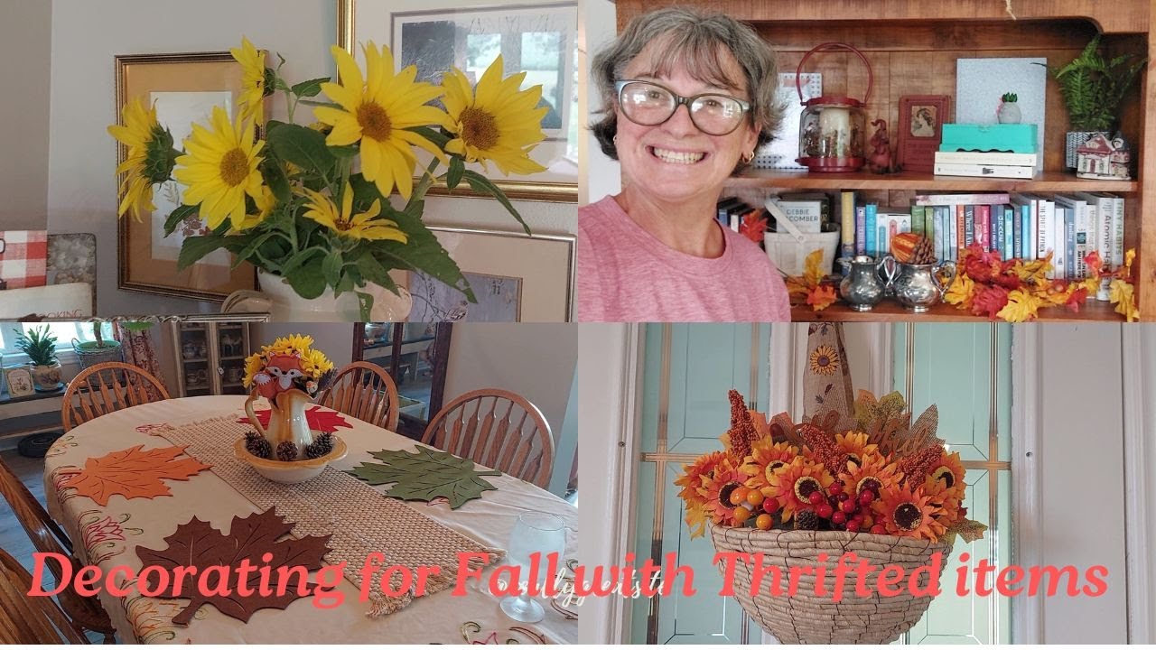 Thrifted Fall Decor And Crafts Youtube