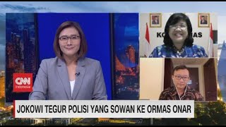 Jokowi Tegur Polisi yang Sowan ke Ormas Onar