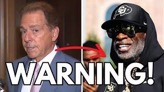 Nick Saban Turns Heads with Deion Sanders NFL Announcements | Colorado Buffaloes