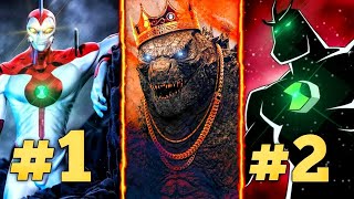 Top 5  Most Powerfull Ben10 Aliens Who Can Defeat Godzilla|  Explained in Hindi|Omnividz